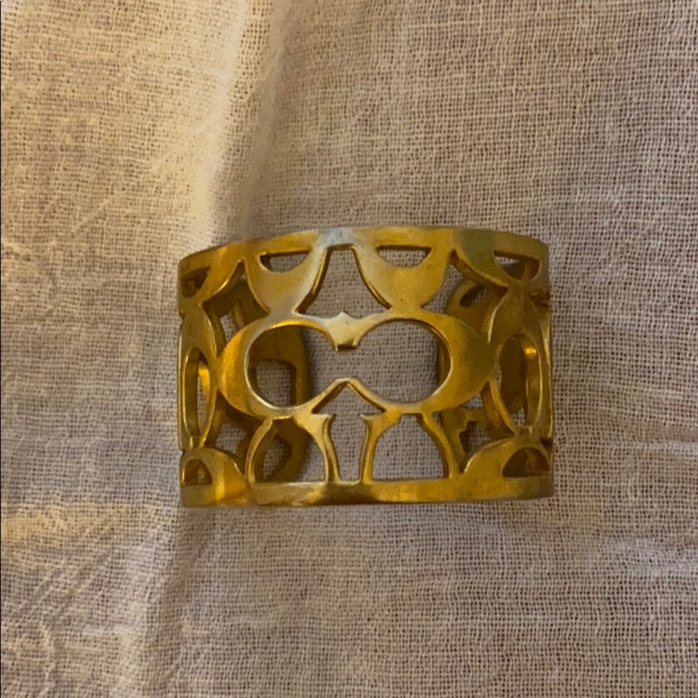 Coach cuff bracelet